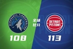 🏀活塞击退森林狼 杜伦22+14 詹金斯26+5+8 兰德尔27+6+6