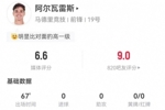 67分钟被换下！阿尔瓦雷斯本场1射0正+0关键传球 2对抗1成功